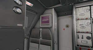 Inibuilds A320neo V2 Peach Aviation JA202P (W/Custom cabin texture) thumbnail 6