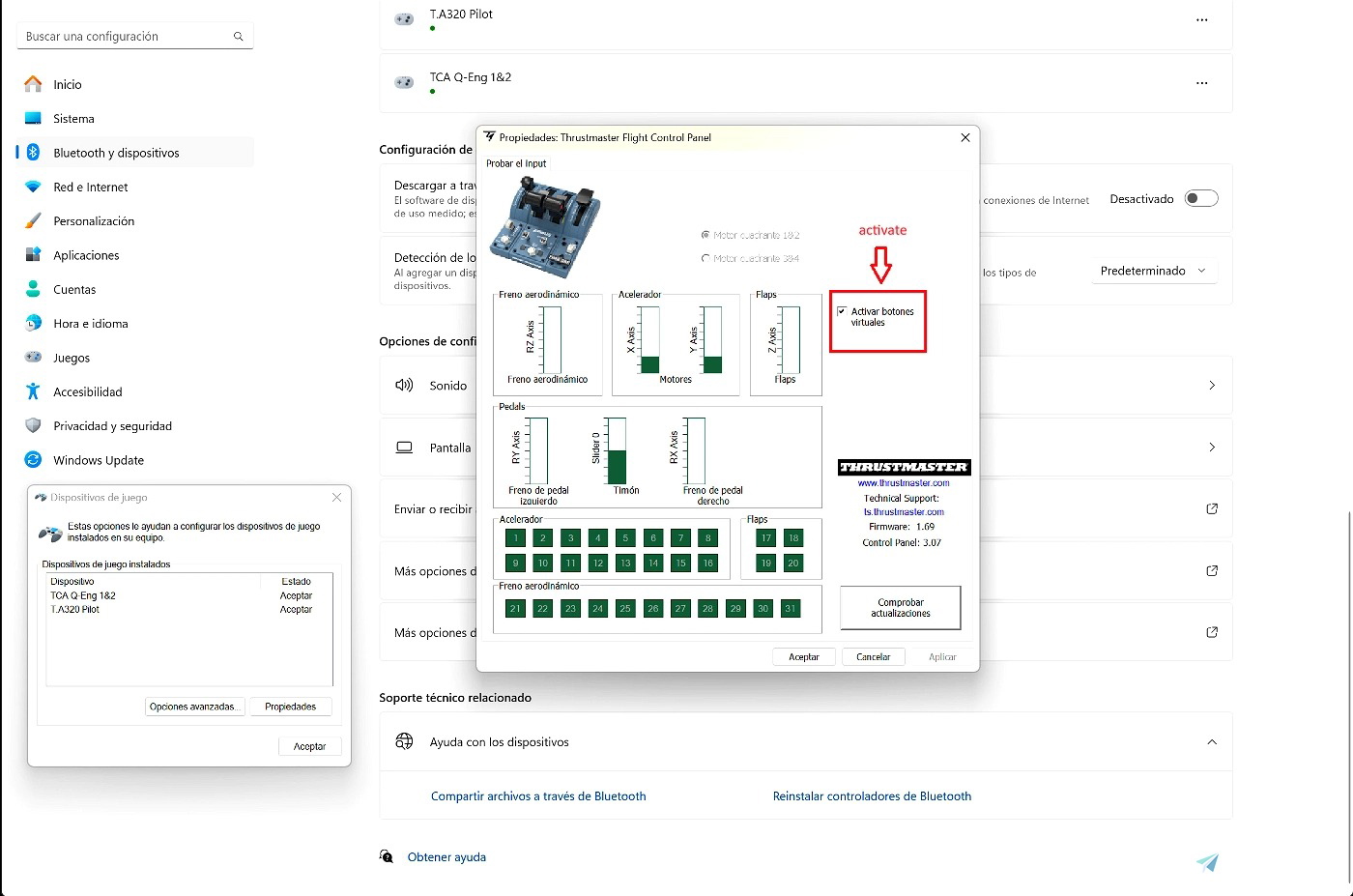 IniBuilds A320NEO V2 TCA throttle configuration update version for SU15 - Image 1