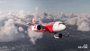 iniBuilds A320neo v2 | Thai AirAsia | HS-CBE (8K) + CABIN TEXTURES thumbnail 2