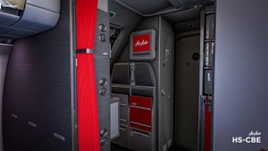 iniBuilds A320neo v2 | Thai AirAsia | HS-CBE (8K) + CABIN TEXTURES thumbnail 6