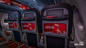 iniBuilds A320neo v2 | Thai AirAsia | HS-CBE (8K) + CABIN TEXTURES thumbnail 9