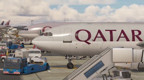 iniBuilds Airbus A300-600F Qatar Airways A7-AFB