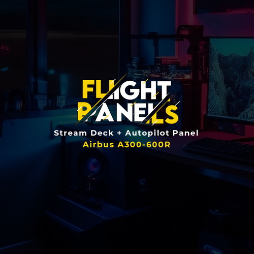 iniBuilds Airbus A300-600R Stream Deck + Autopilot Panel