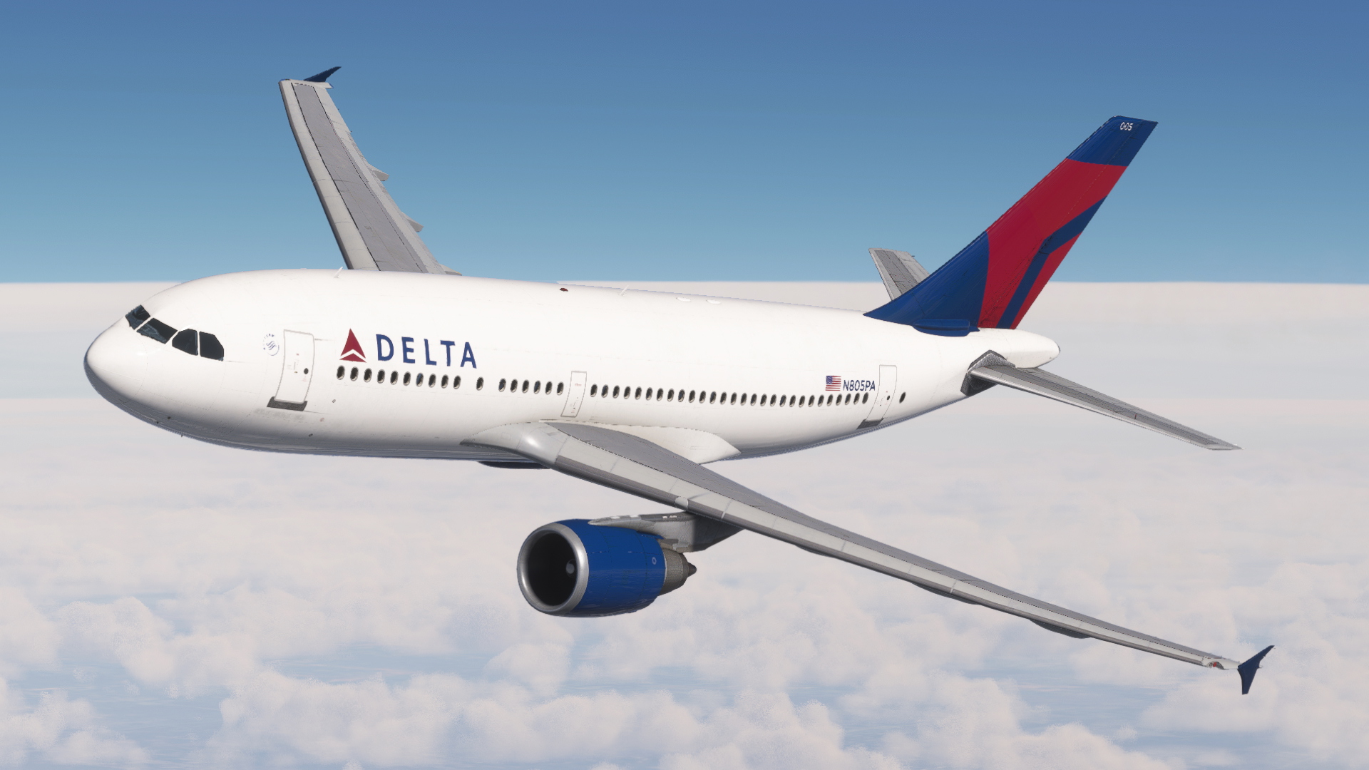 iniBuilds Airbus A310-300 Delta Airlines - Image 1