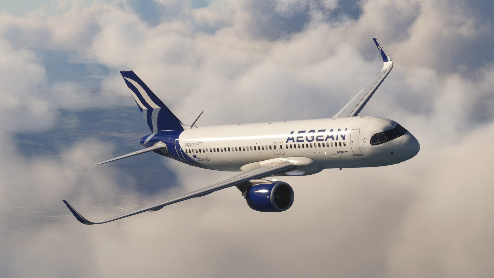 iniBuilds Airbus A320Neo Aegean Airlines Mini Fleet Pack | 4K - Image 1