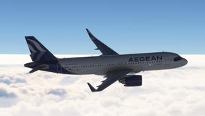 iniBuilds Airbus A320Neo Aegean Airlines Mini Fleet Pack | 4K thumbnail 7