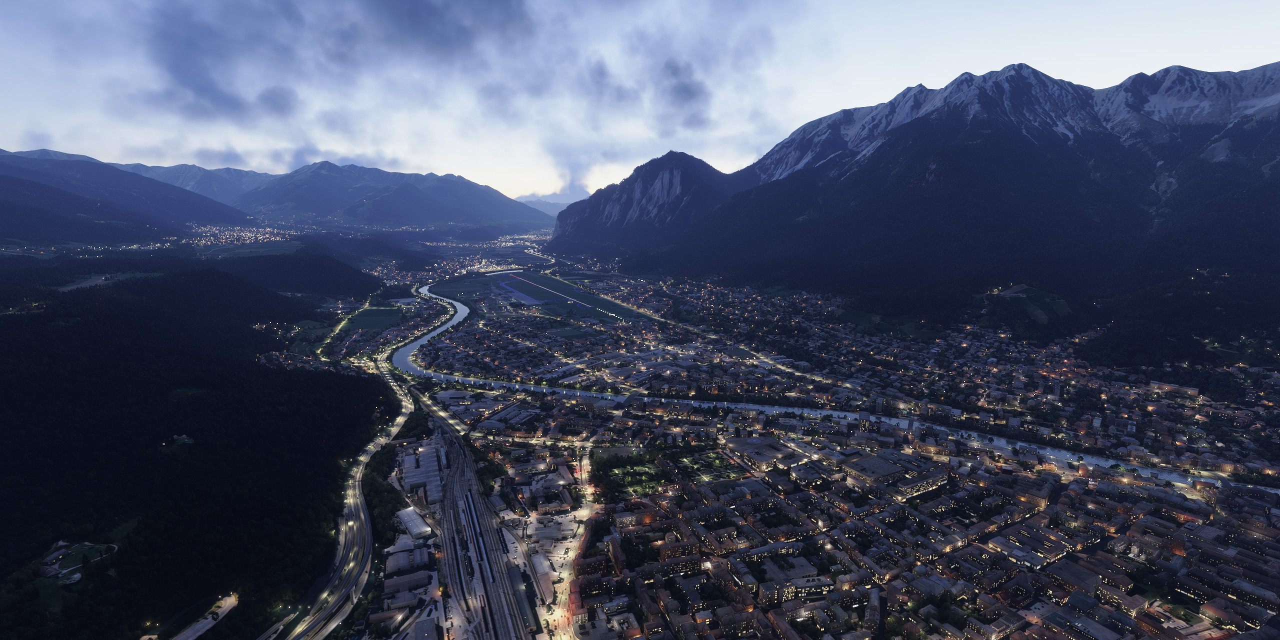 Innsbruck Night Lighting