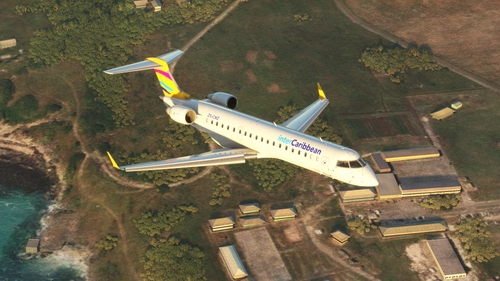 InterCaribbean Airways (Cemair Wetlease) Aerosoft Bombardier CRJ-700 - ZS-CMZ
