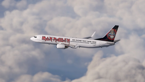 Iron Maiden ED Force One PMDG 737-800 BBJ2 - 8K
