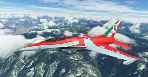 Italian Air Force 10° Gruppo Special Colors Livery for SC Designs F-16C Viper