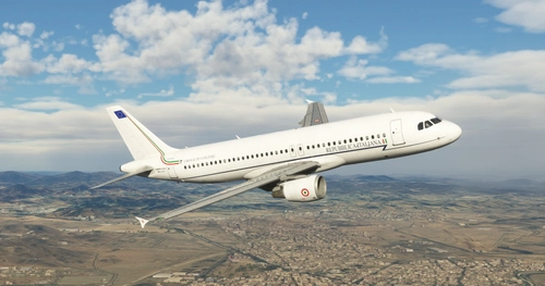 Italian Air Force Repubblica Italiana Fenix A320 Ceo with cabin IFE