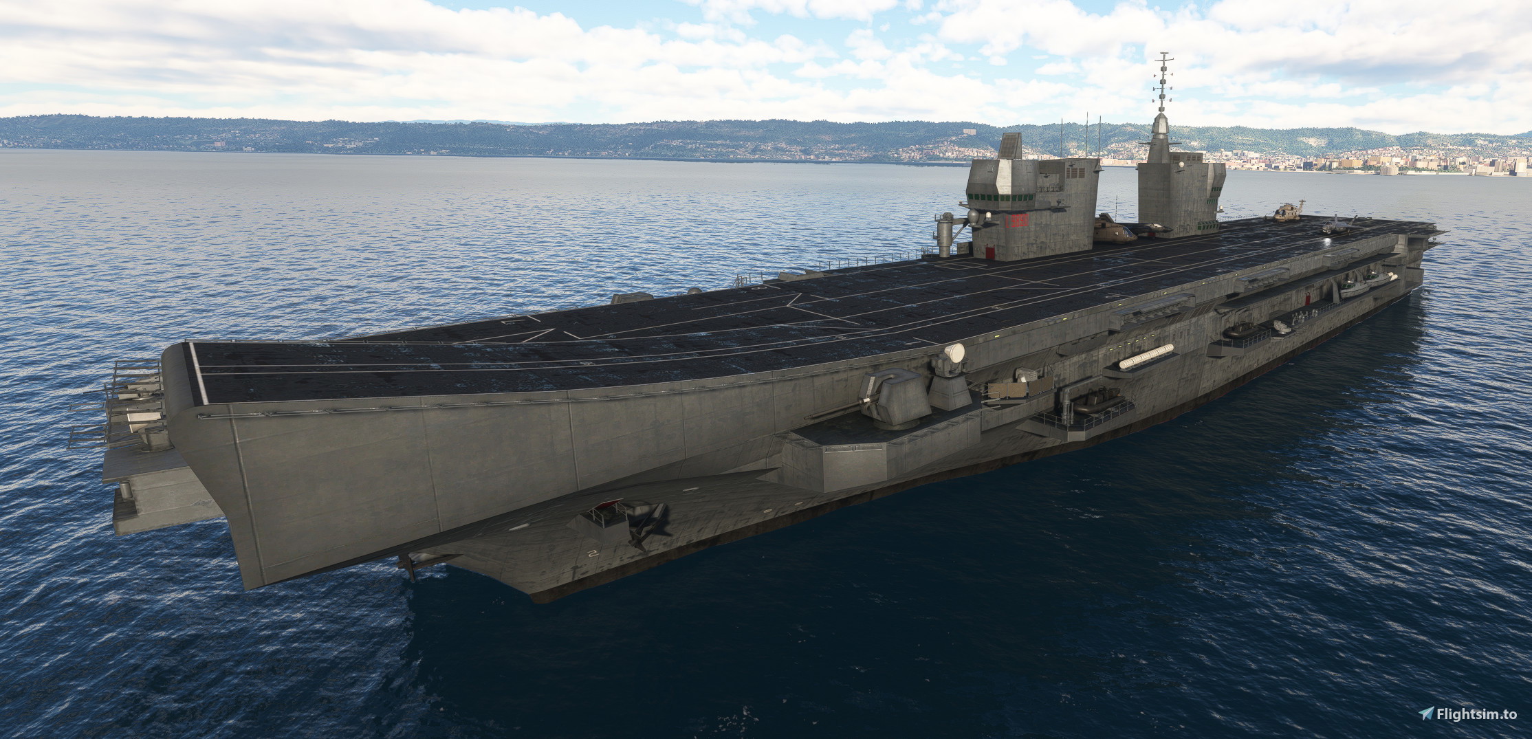 ITS Trieste deck operations