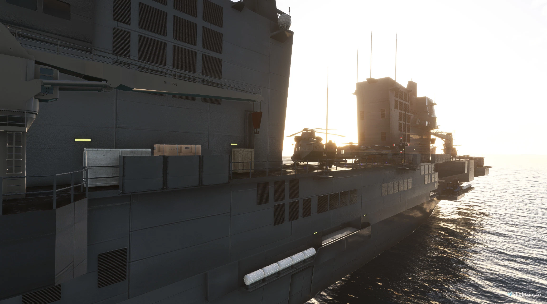 ITS Trieste in the Bay of Trieste