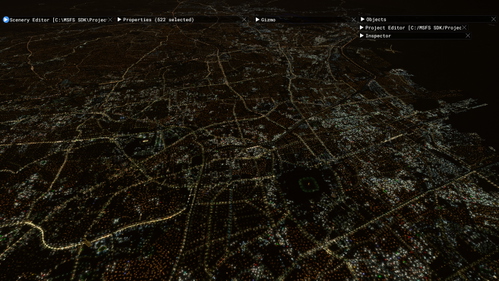 Jakarta downtown night enhancement