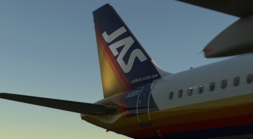 Japan Air System JAS  -  Fenix A320 v2 [CFM/IAE, 8K/4K]