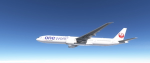 Japan Airlines B777-300ER JA732J OneWorld thumbnail 7