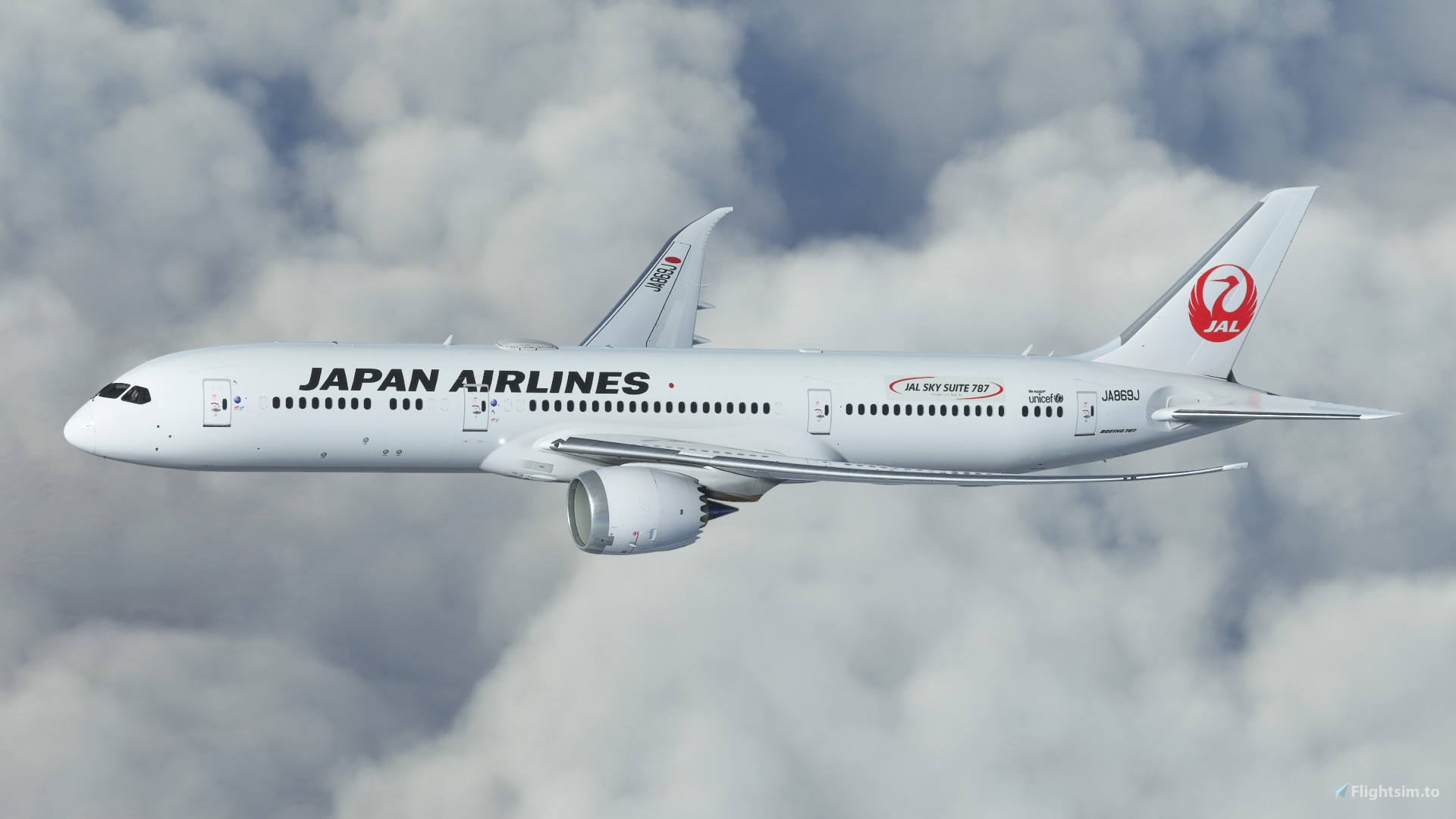 Japan Airlines [JA869J] Boeing 787-9 HorizonSim [8K+4K] for 