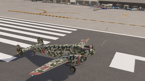 Japanese Captured Beechcraft Model 18 (C-45)