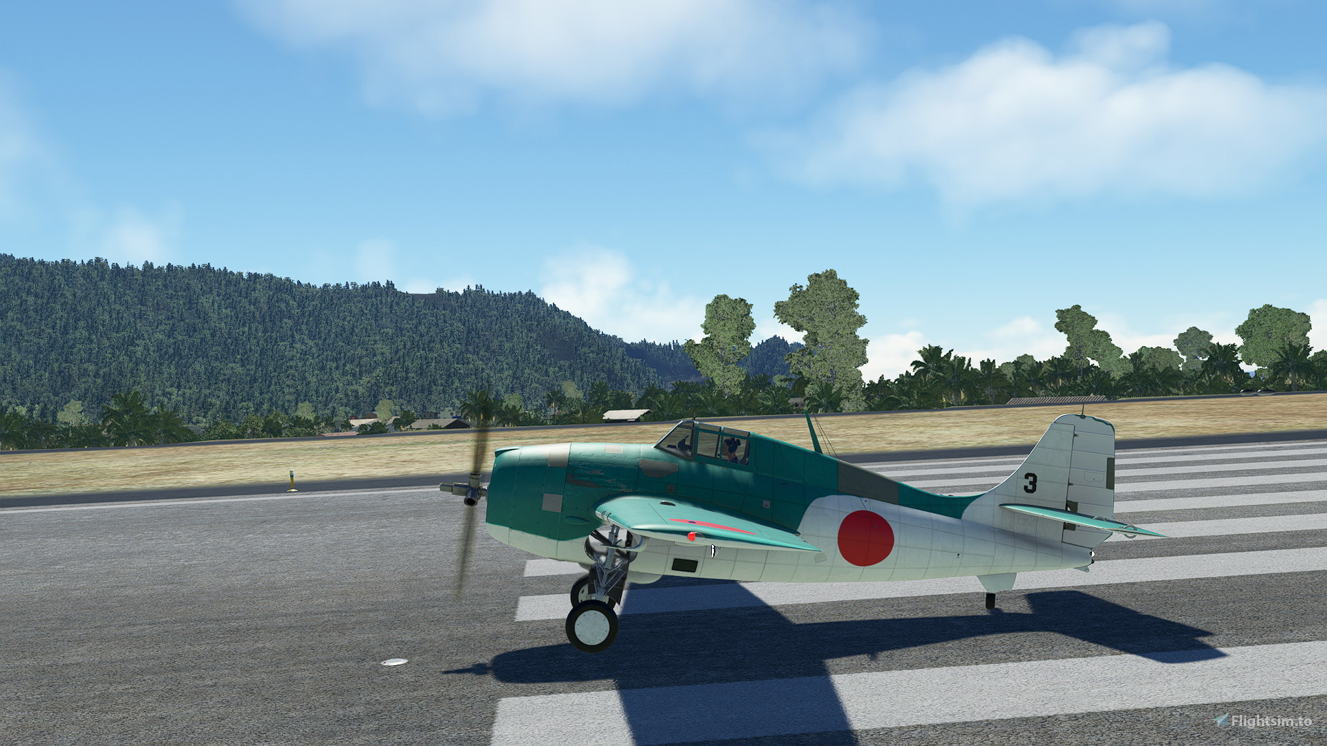 Japanese Captured F4F-4 for Microsoft Flight Simulator | MSFS