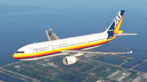 JAS 'Japan Air System' (JA8562) | w/Cabin | iniBuilds A300-600R