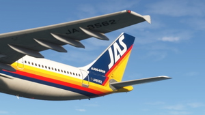 JAS 'Japan Air System' (JA8562) | w/Cabin | iniBuilds A300-600R thumbnail 3