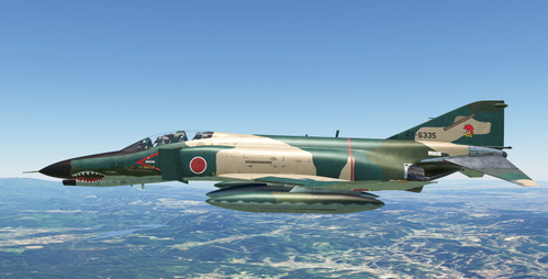 JASDF RF-4EJ  501SQ for Milviz  (Conversion F-4 / F4 )  F-4E Phantom II
