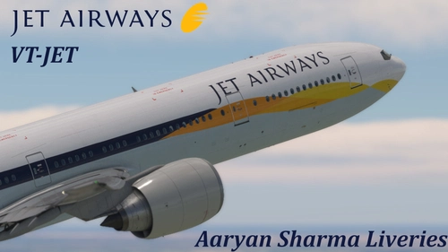 JET AIRWAYS VT-JET (8K) || PMDG 777-300ER