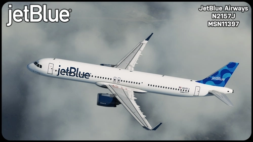 JetBlue A321NEO N2157J 'Ribbons' (8K)