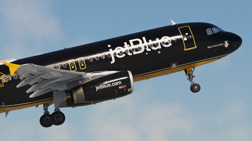 JetBlue 'Bear Force One' Bos. Bruins N632JB | w/Cabin | Fenix A320 V2 (8K + 4K)