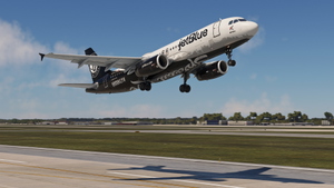 JetBlue 'BK Blue' Brooklyn Nets | N633JB | w/Cabin | Fenix A320 V2 (8K + 4K) thumbnail 3