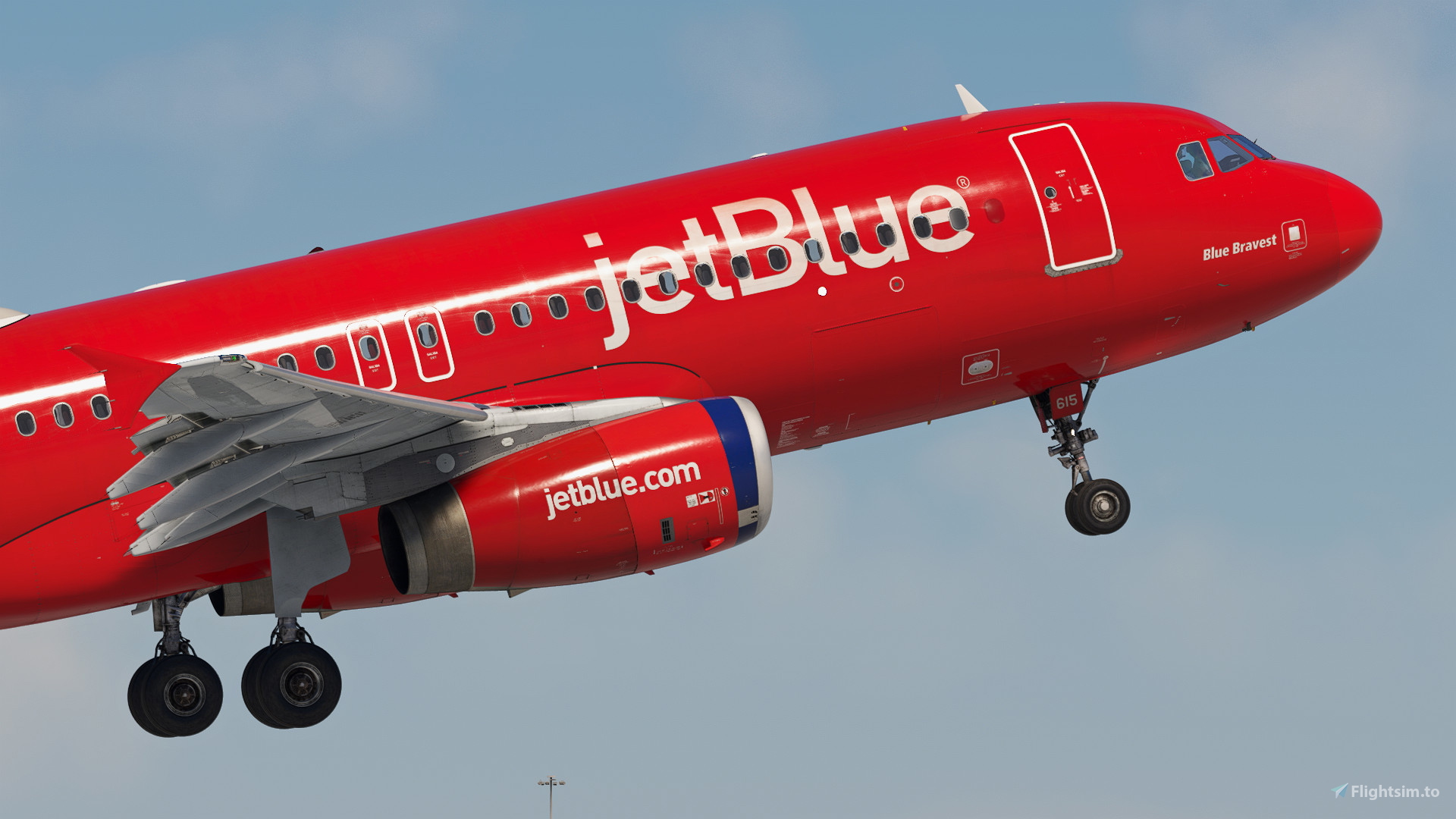 JetBlue 'Blue Bravest' FDNY | N615JB | w/Cabin | Fenix A320 V2 (8K