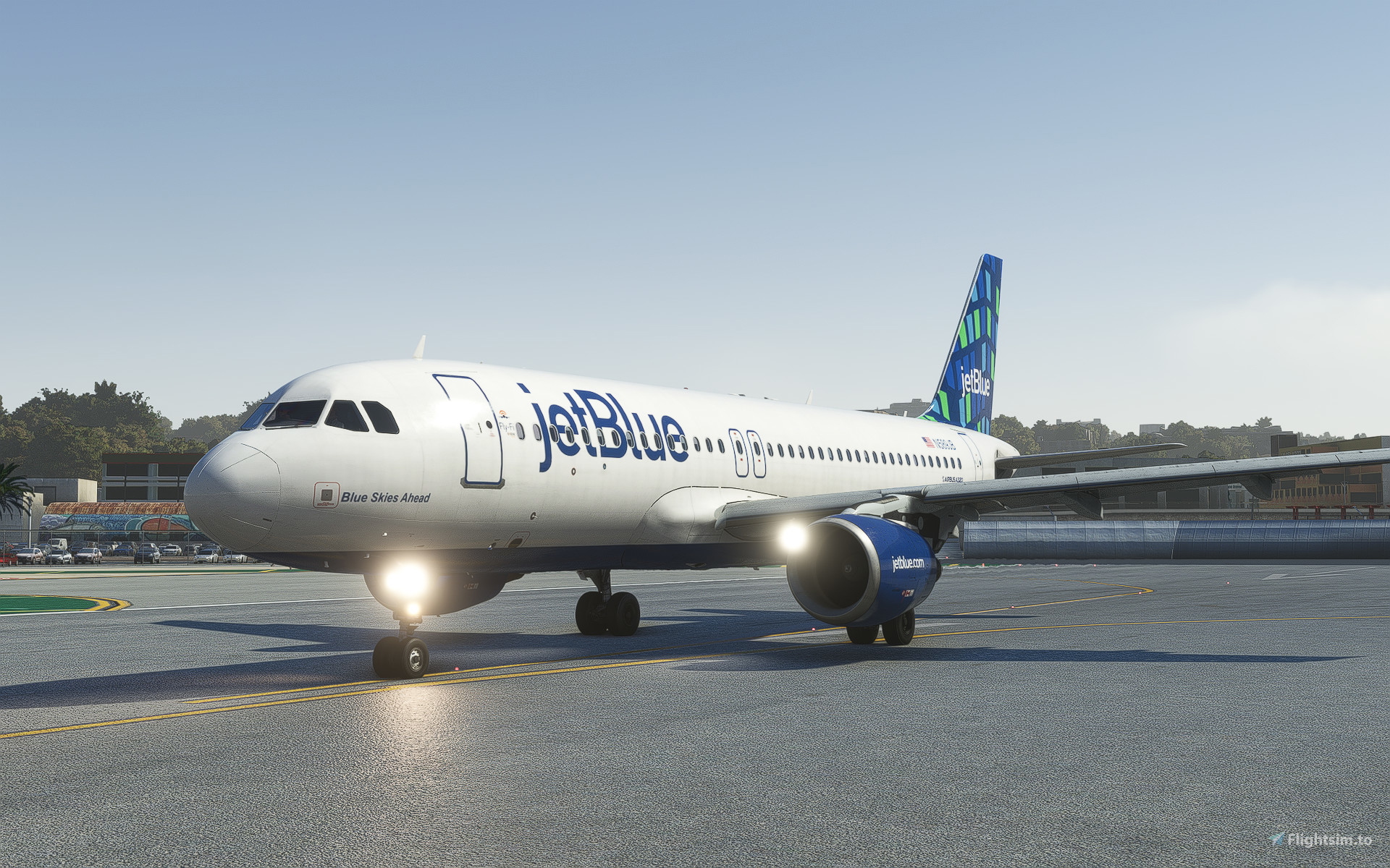 JetBlue ''Highrise Livery'' w/Cabin Fenixsim - Airbus A320 -N589JB