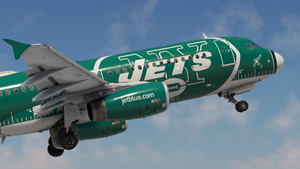 JetBlue 'NY Jets' | N746JB | w/Cabin | Fenix A320 V2 (8K + 4K) thumbnail 1