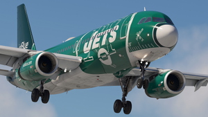 JetBlue 'NY Jets' | N746JB | w/Cabin | Fenix A320 V2 (8K + 4K) thumbnail 3