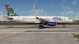 JetBlue 'Vacations' | N623JB | w/ Cabin | Fenix A320 V2 (8K + 4K) thumbnail 6