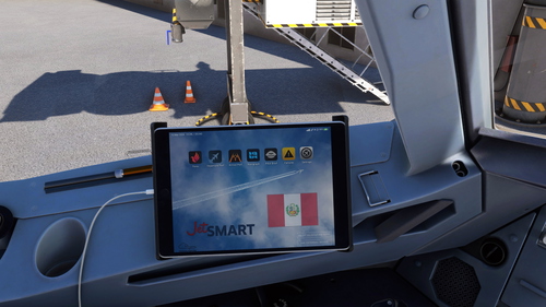 JetSmart EFB Wallpaper Peruvian Flag | Fenix A320 Block 2