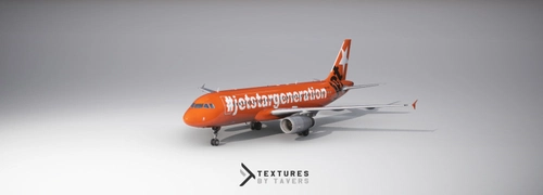 Jetstar A320 VH-VGF 10 Year Anniversary Livery (8K & 4K w/ cabin)