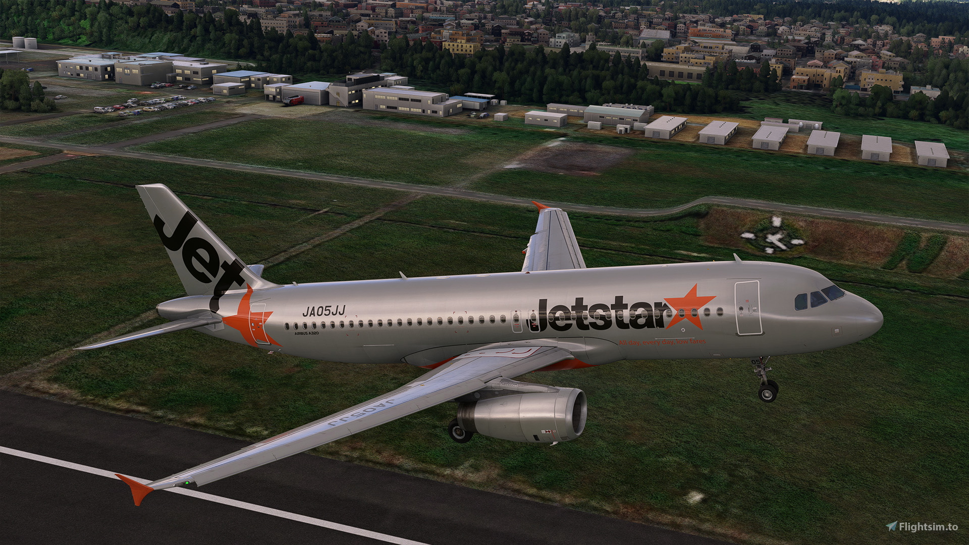 JetstarJapan　A320 JA02JJ 1:400 JetStar Japan Airbus A320-200 Reg# JA02JJ Phoenix 10658