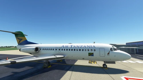 JF Fokker F28-4000 Air Tanzania ZS-JAS