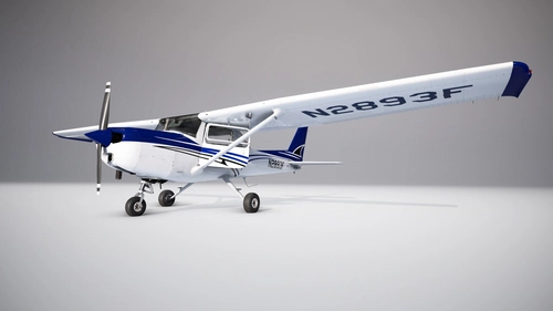 WBSim Cessna 152 - Skylane house livery custom registration