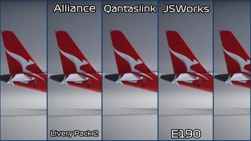 JSWorks | FlightSim Studios E190 | Alliance Airlines Pack 2 (Qantaslink Leased)