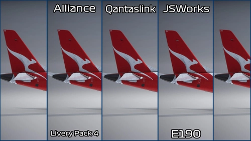 JSWorks | FlightSim Studios E190 | Alliance Airlines Pack 4 (Qantaslink Leased)