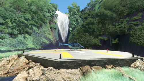 Jurassic Park for MSFS (Helipad & Gate)