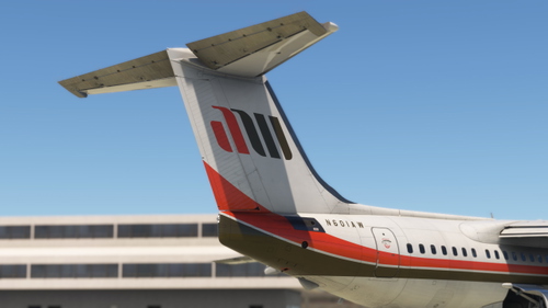 Just Flight BAe 146-200 Air Wisconsin (N601AW)