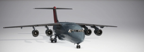 Just Flight BAe 146-200QT and 146-300QT Global Freightways Livery (FSX/MSFS Modern Style)