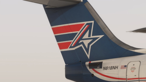 Just Flight BAe 146-300QT AmeriJet N818NH (Fictional)