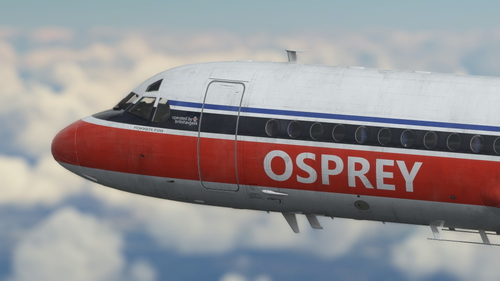 Just Flight Fokker 28 Osprey Airways
