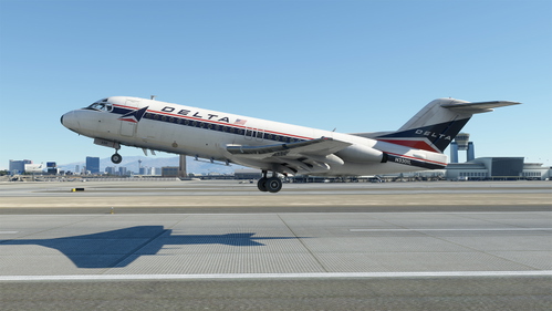 Just Flight Fokker F28 | Delta Airlines | N330IL |8K