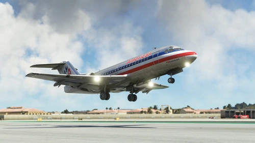 Just Flight Fokker F28-3000 | American Airlines | N420AA | Luxe Jet 8K