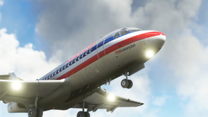 Just Flight Fokker F28-3000 | American Airlines | N420AA | Luxe Jet 8K thumbnail 2